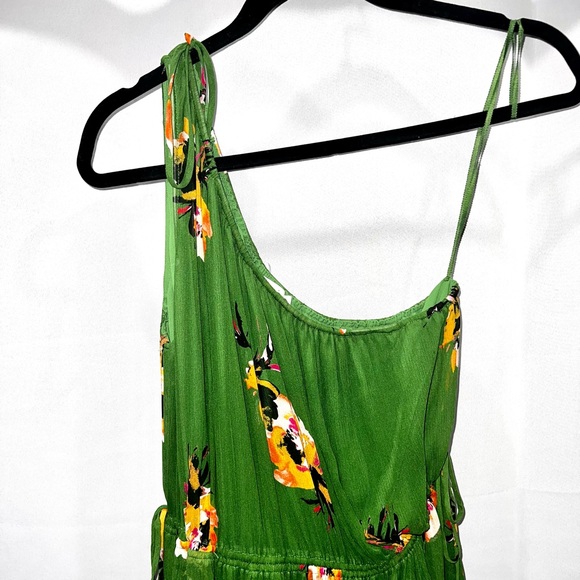 A.L.C Tenley Midi Dress Cactus & Saffron Print Size 8 - Picture 5 of 8